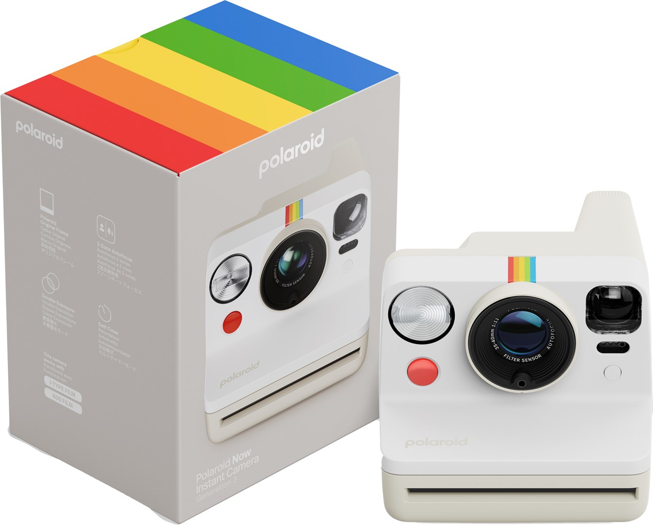 Polaroid  Now Gen 3 White |