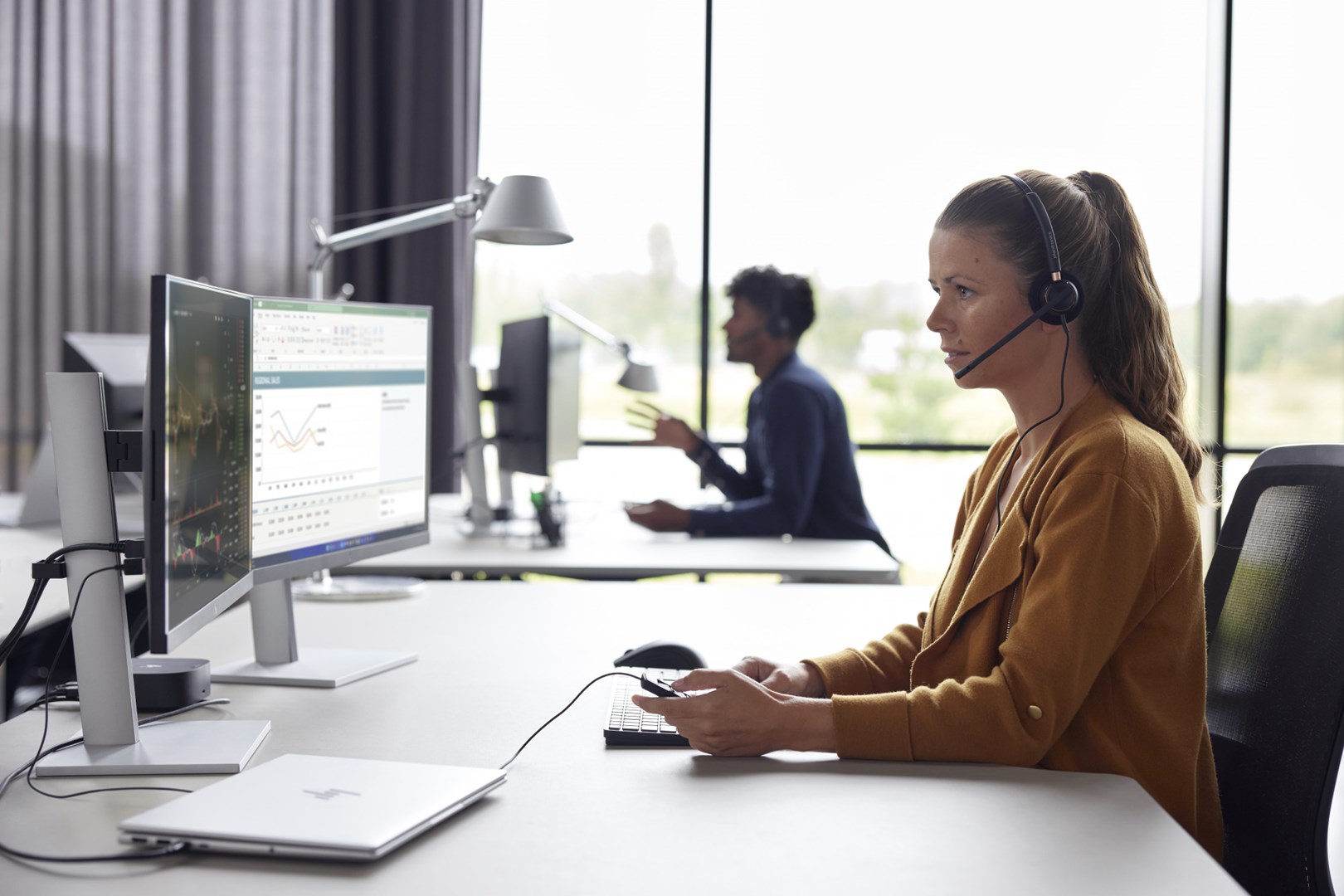 POLY  EncorePro 520 Binaural Headset +Quick