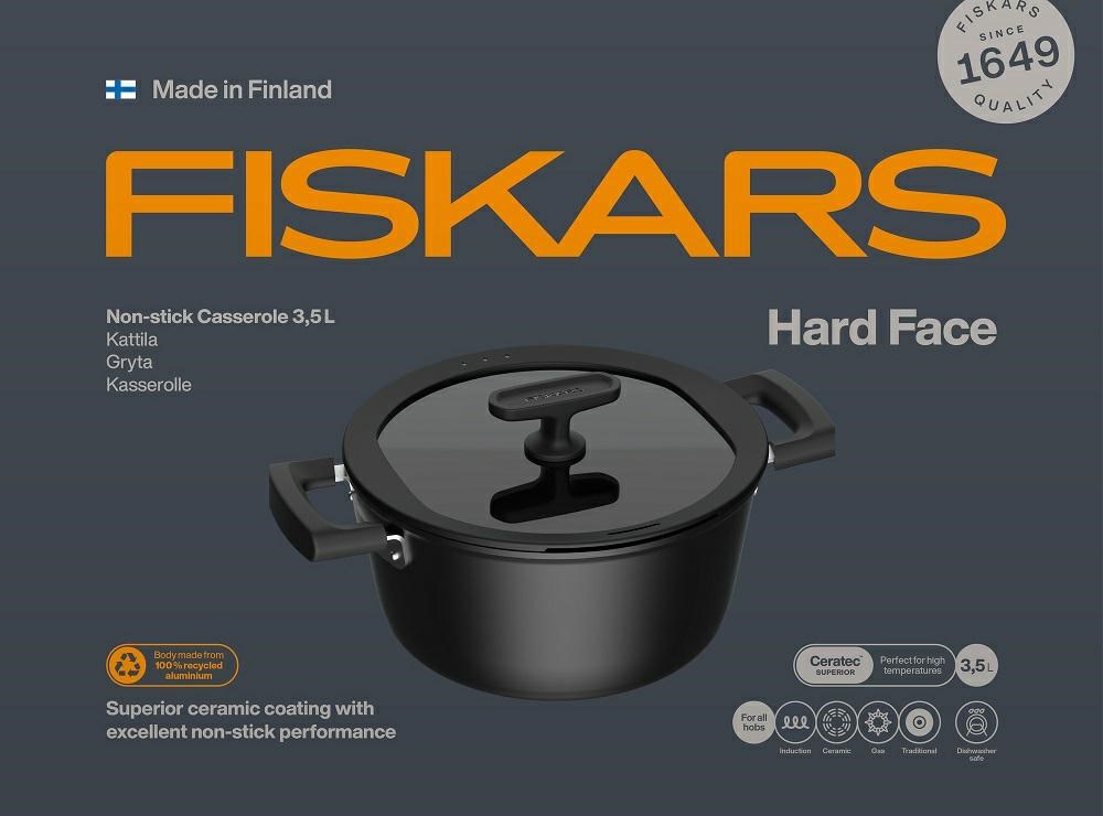 Fiskars Pot 3.5L non-stick coating