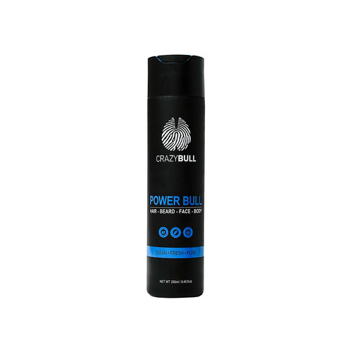 CrazyBull Power Bull Hair-Beard-Face-Body Shampoo -