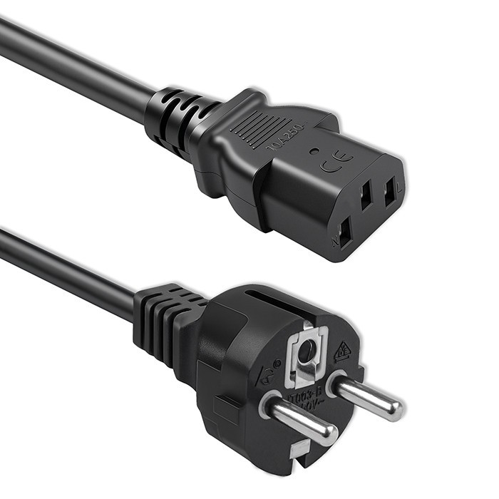 Qoltec Power cable SCHUKO CEE IEC