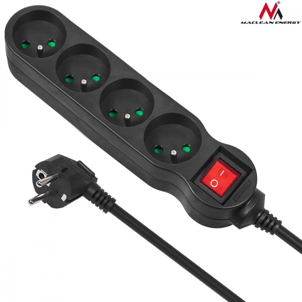 Maclean  Power strip 1,4m MCE180