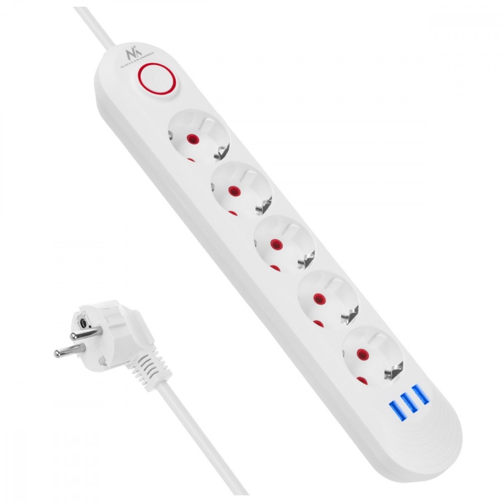 Maclean  Power strip 5 sockets MCE395