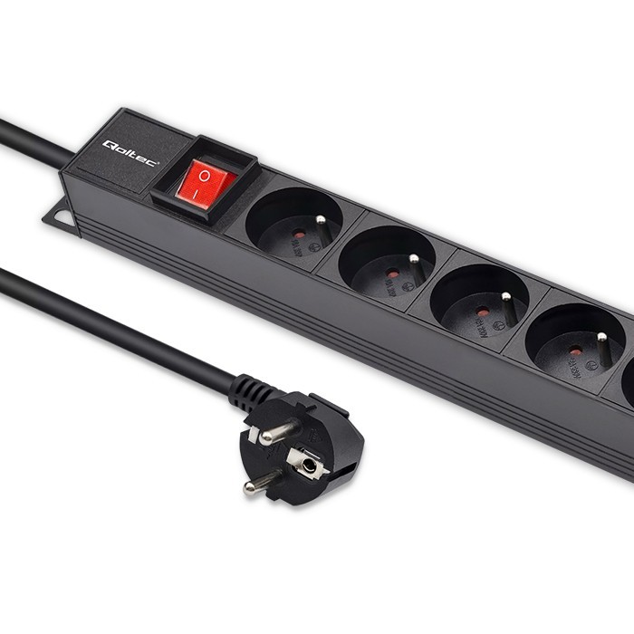 Qoltec  Power strip for RACK 16A