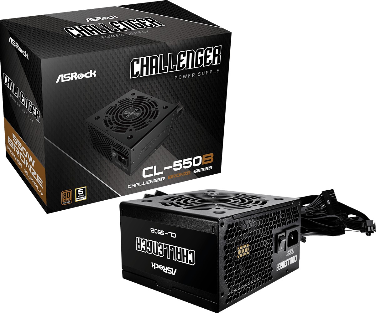 ASRock  Power supply CL-550B 550W 80PLUS