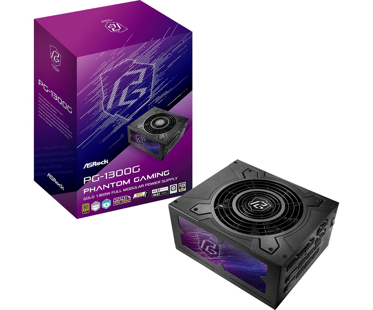 ASRock  Power supply PG-1300G 1300W 80PLUS
