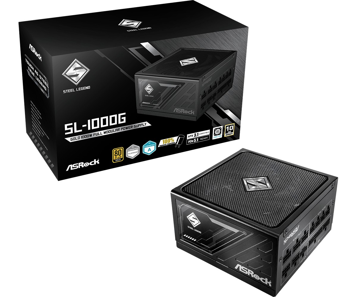 ASRock  Power supply SL-1000G 1000W 80PLUS