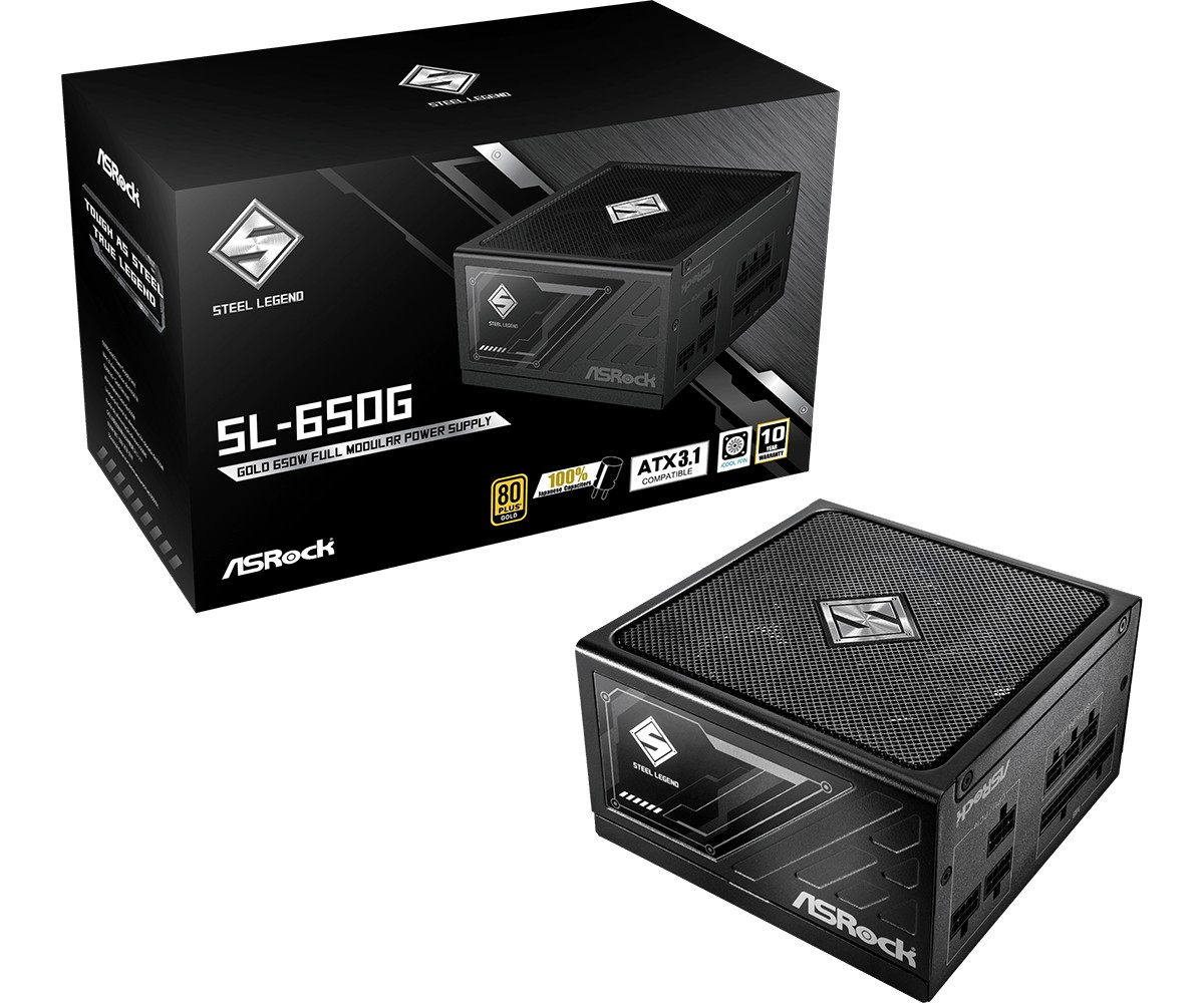 ASRock  Power supply SL-650G 650W 80PLUS