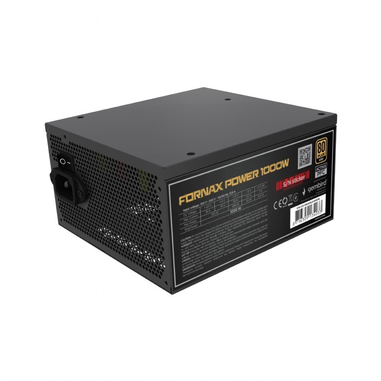 Gembird Power supply unit 1000W active