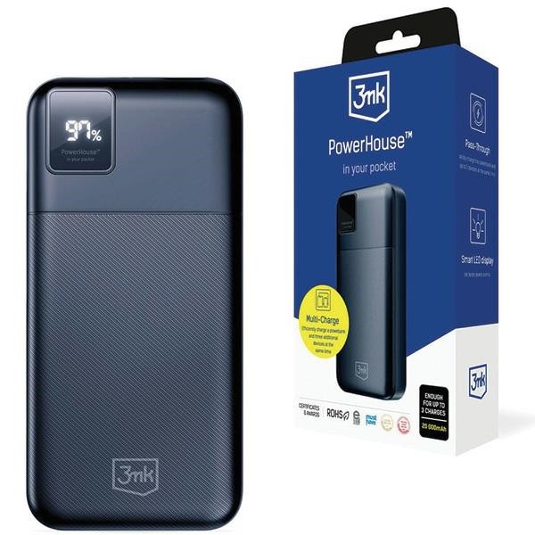 3MK  POwerbank 20000mAh Mult i Charge