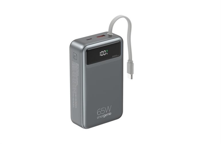 Gembird PowerBank 20000mAh with integrated cable