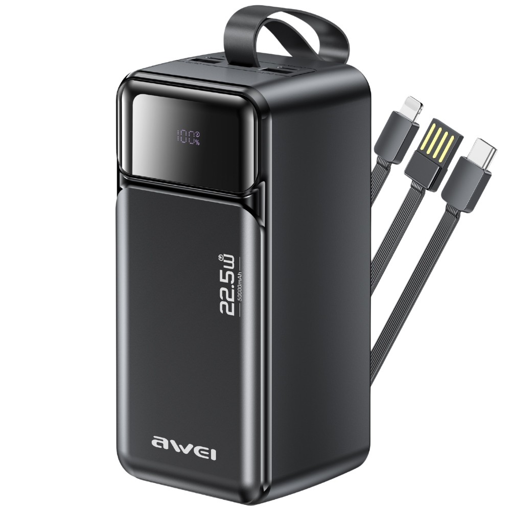 AWEI Powerbank 50000mAh 22,5 W