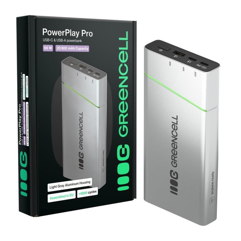 GREEN CELL Powerbank 65W PowerPlay 20800mAh