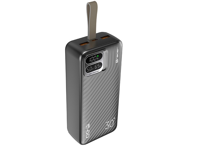 Tracer Powerbank BLAZE 30000mAh 65W Black