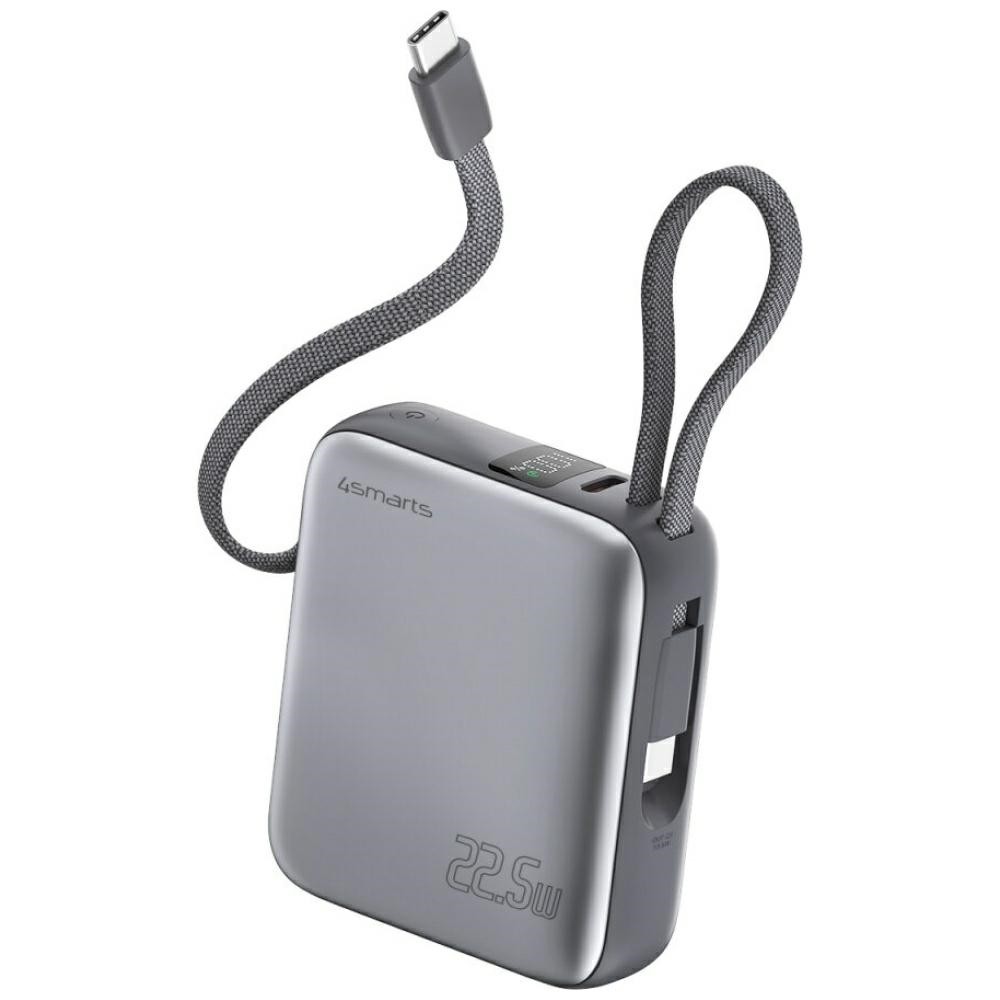 4smarts Powerbank Pocket Dual Cord 10000mAh