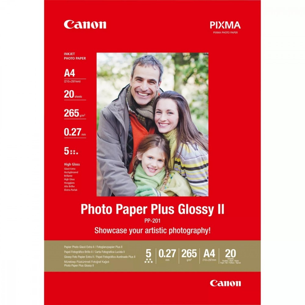 Canon  PP-201 fotopaper A4 20pcs fotopaperplus