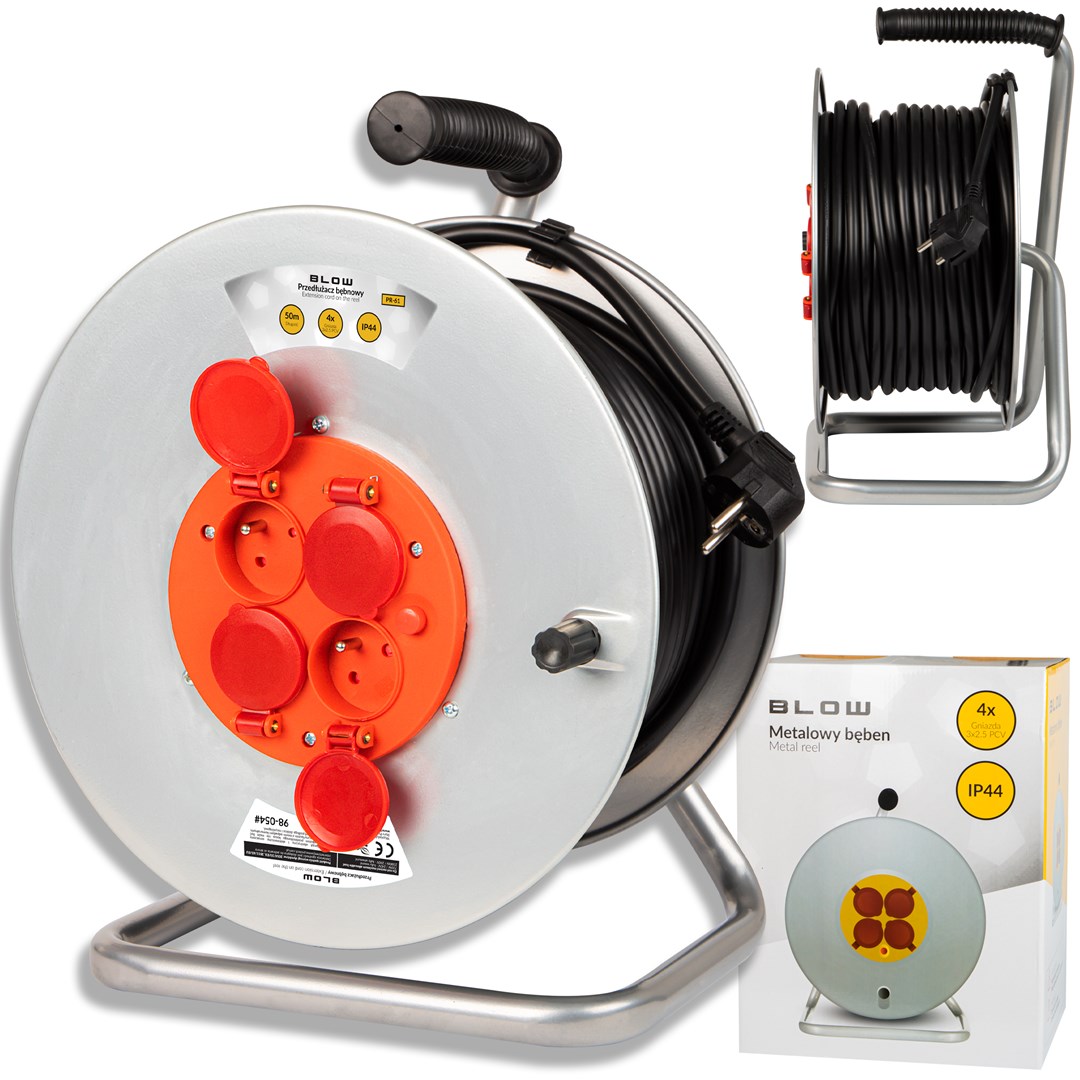 BLOW PR-61 extension cord 4-sockets with