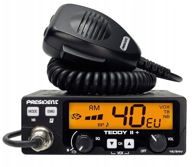 PRESIDENT Teddy II+ AM/FM CB radio