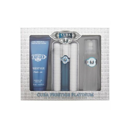 Cuba Prestige Platinum Gift Set EDT