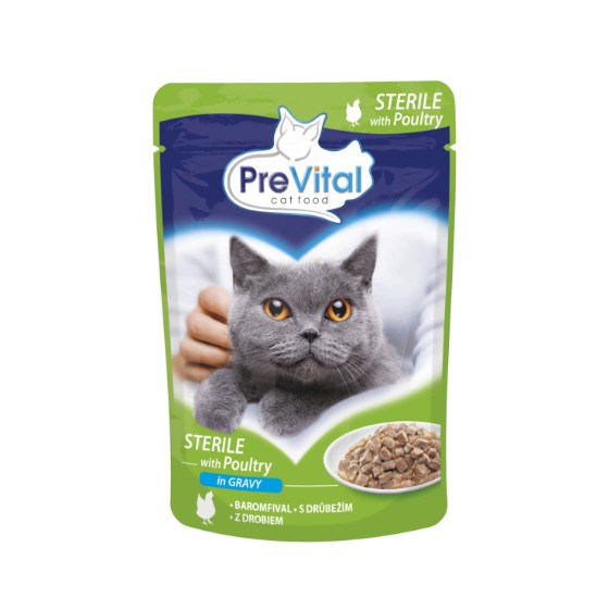 PREVITAL  Cat Food Sterile Poultry in