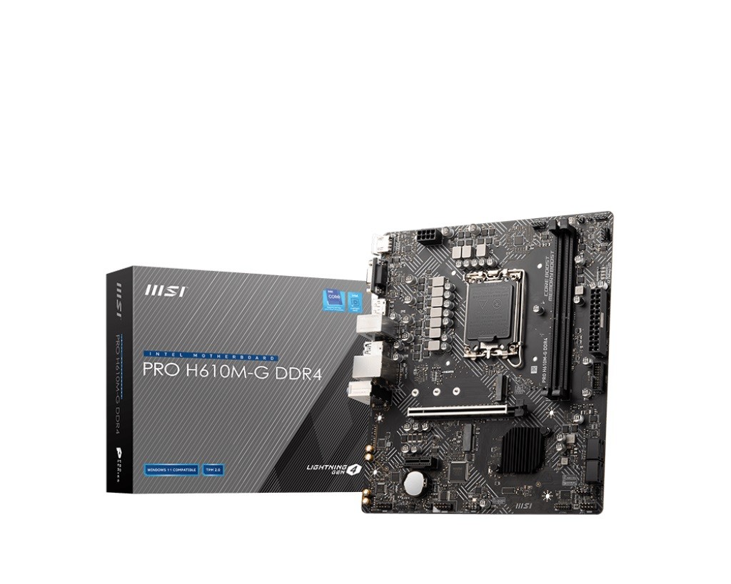 MSI PRO H610M-G s1700 DDR4 DP/HDMI