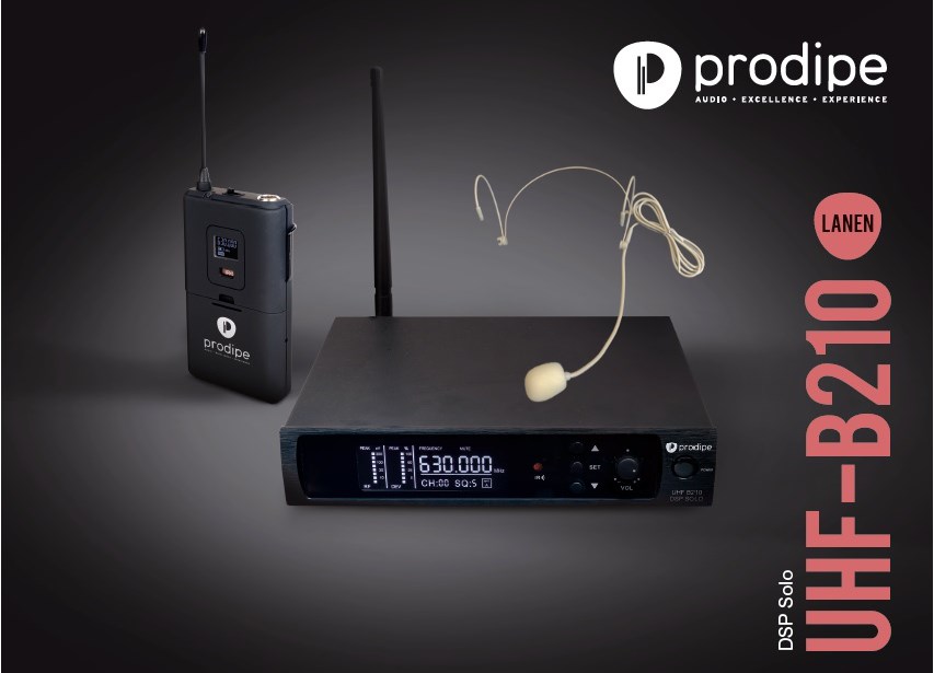 PRODIPE  HEADSET B210SOLO DSP UHF F5