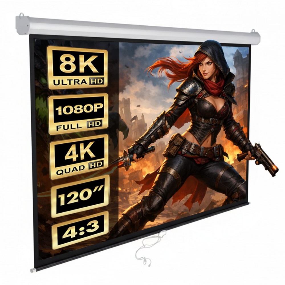 Maclean  Projector screen 120`` 240x180cm 4:3