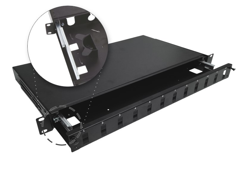 Alantec Przełącznica światłowodowa teleskopowa 12xSC duplex