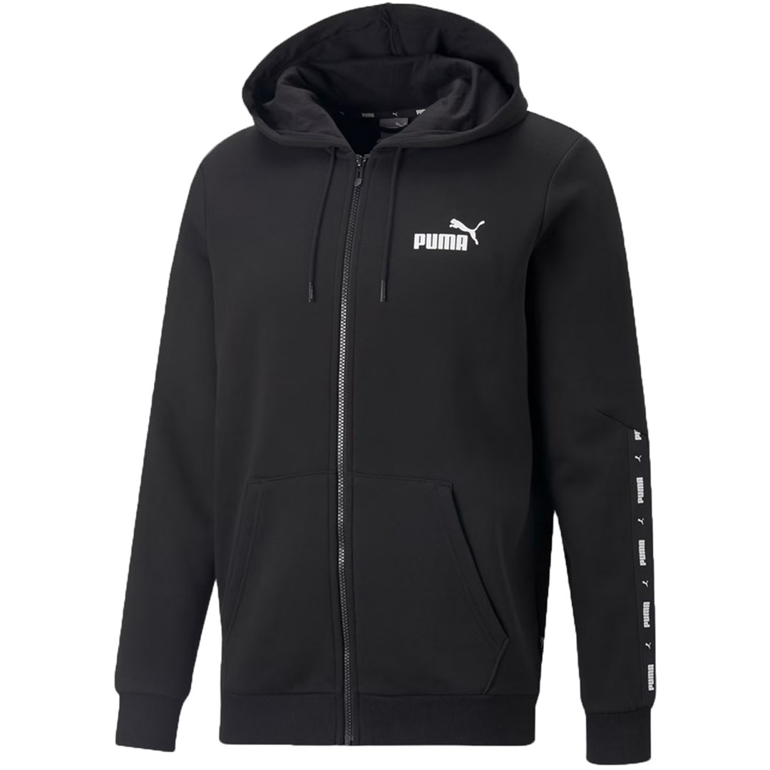 PUMA  ESS+ Tape Full-Zip Hoodie FL
