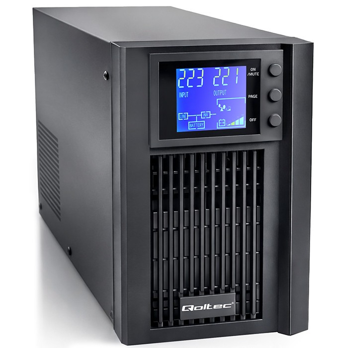 Qoltec  Pure Sine Wave UPS 1kVA