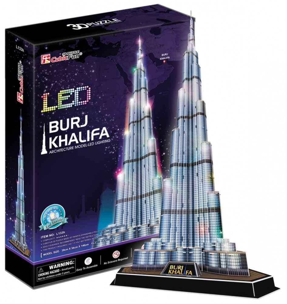 Cubic Fun  Puzzle 3D Burj Khalifa