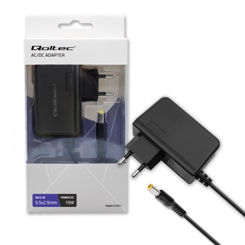 Qoltec  51034 power adapter/inverter Indoor 19