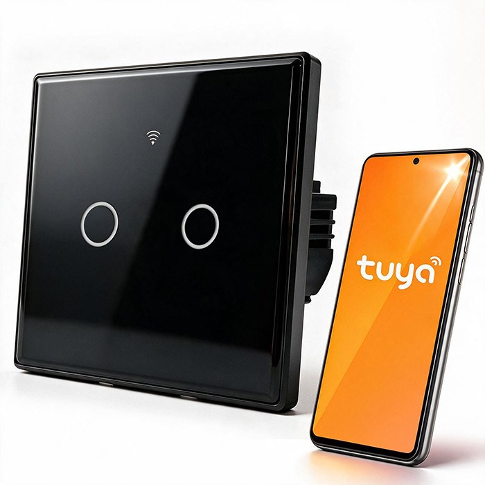 Qoltec  52712 Smart Touch 2-Gang Light
