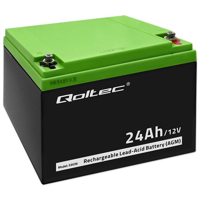 Qoltec AGM battery - UPS-batteri -