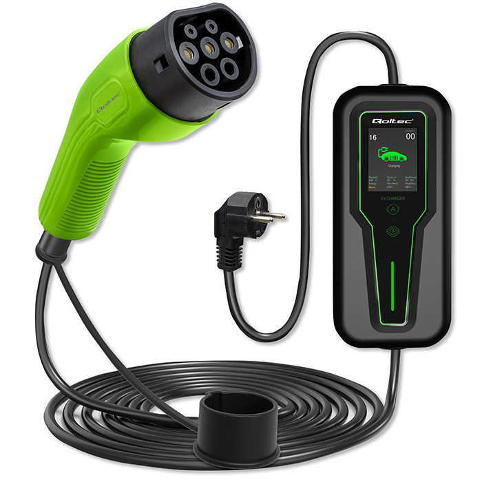 Qoltec  Mobile EV Car Charger Adjustable