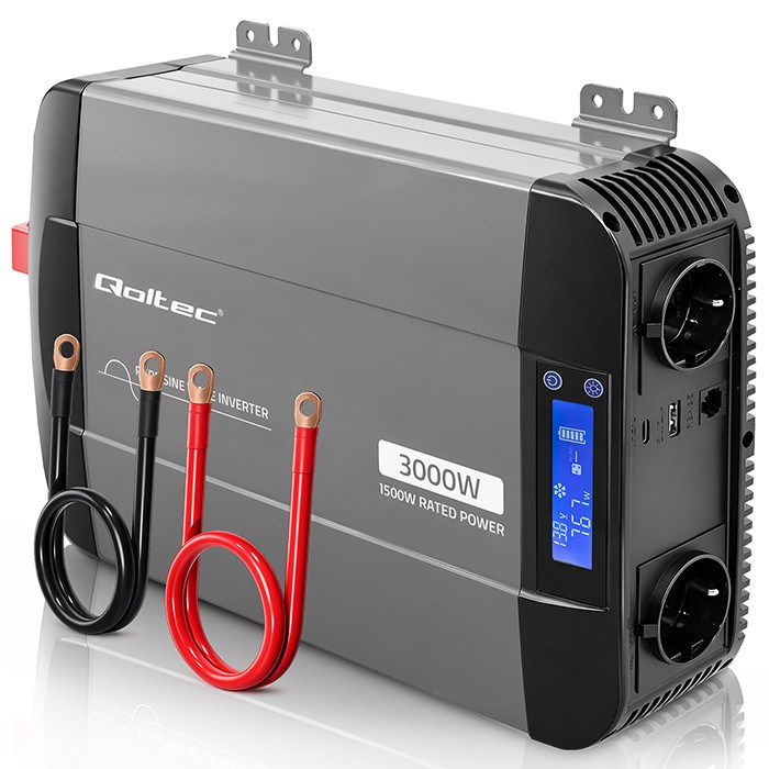 Qoltec Przetwornica napięcia Pure Sine Wave