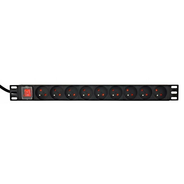 Gembird Rack power strip PDU 9xFR