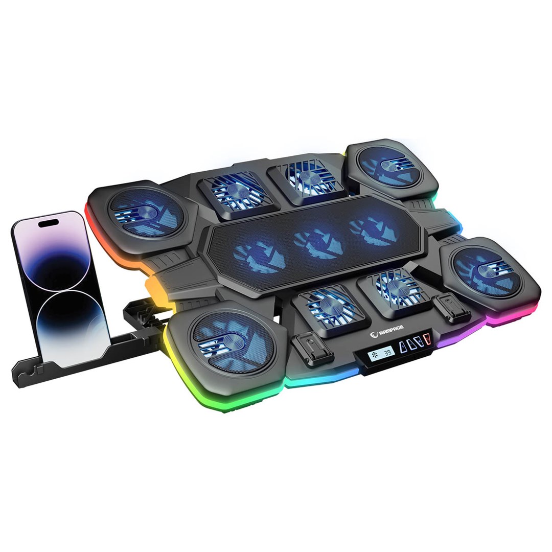 RAMPAGE  GAMING GLACIER LAPTOP COOLING STAND