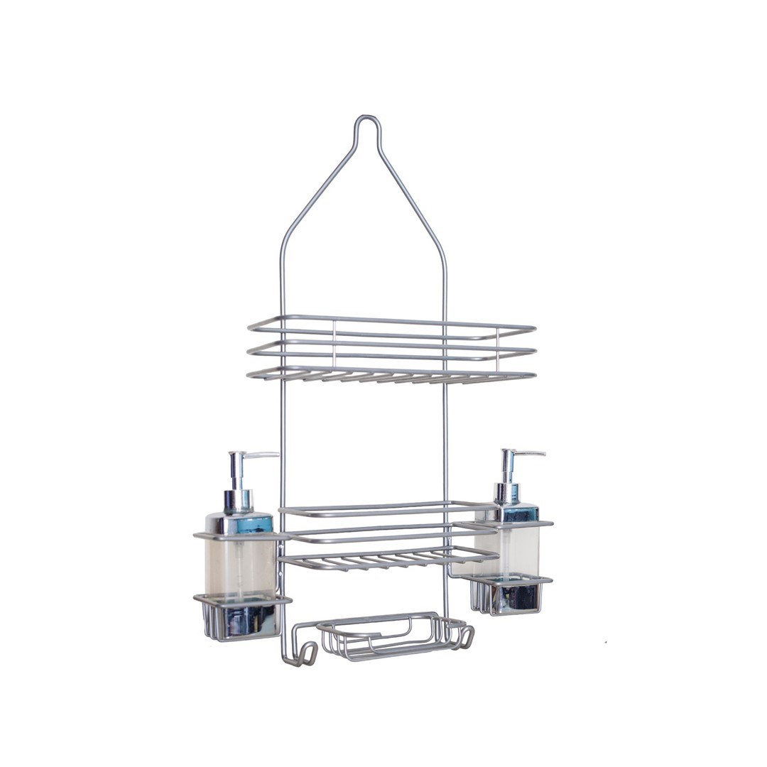 RAYEN  Shower shelf with soap dispensers