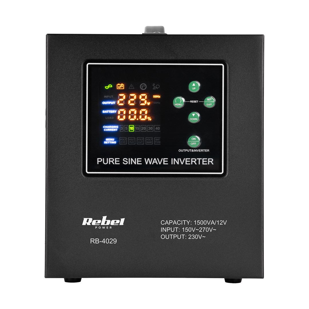 Rebel POWER-1500-LFP4 emergency power supply –