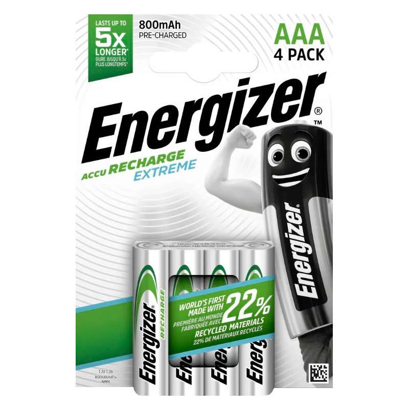 ENERGIZER Recharge battery AAA L92 800