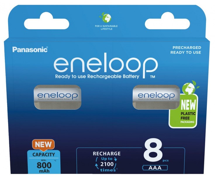 Panasonic Rechargeable batteries ENELOOP AAA 800
