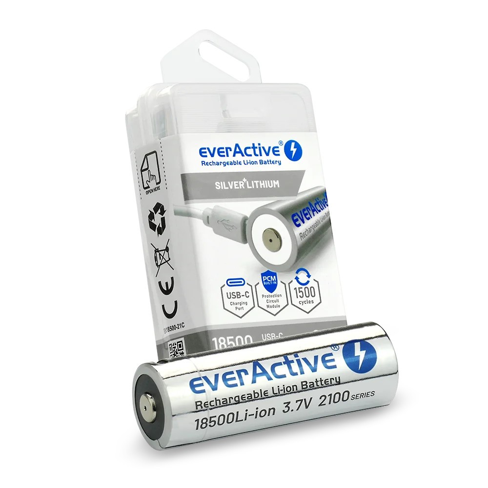 EverActive  Rechargeble battery 18500 3,7V