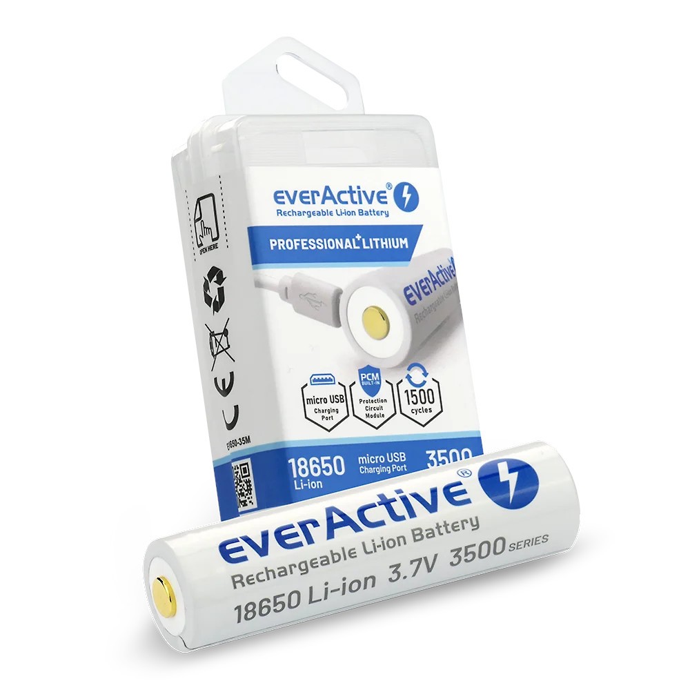 EverActive  Rechargeble battery 18650 3,7V
