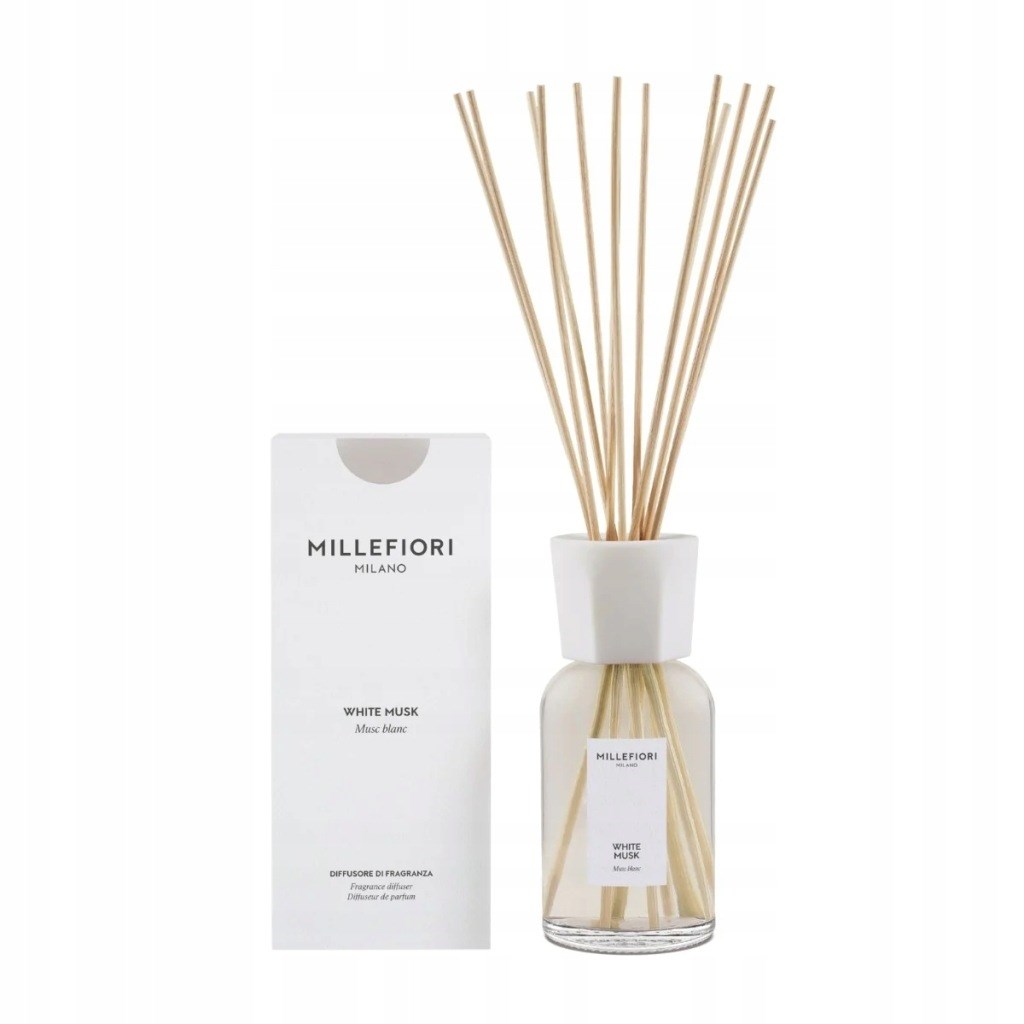 Millefiori Reed Diffuser 100 ml WHITE