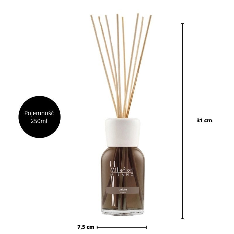 Millefiori Reed Diffuser 250 ml OMBRA