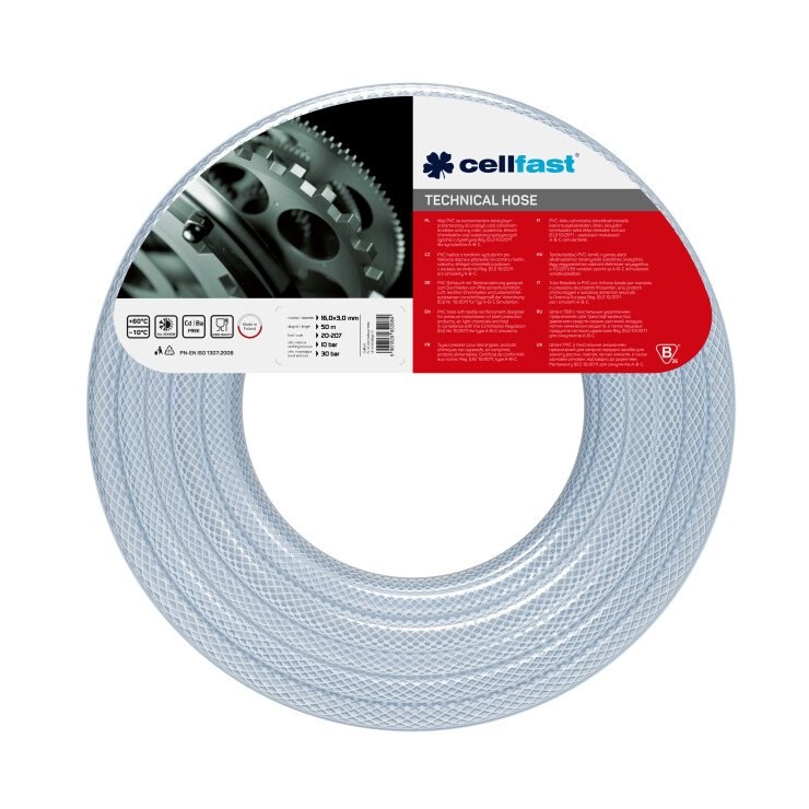 CELLFAST Reinforced Technical Hose 16mm*3mm*50m |