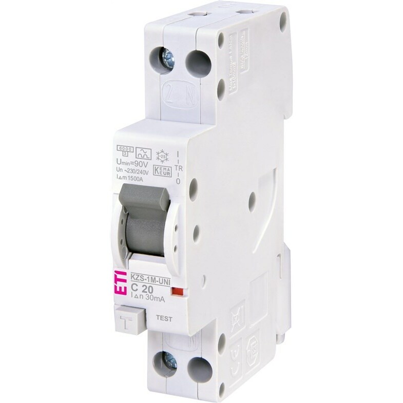 ETI RELAY CURR LEAK 1P+N A