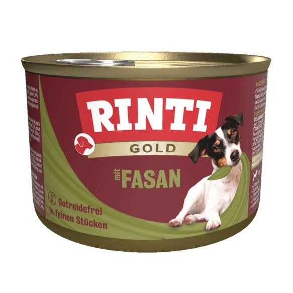 RINTI  Gold Pheasant  - wet dog