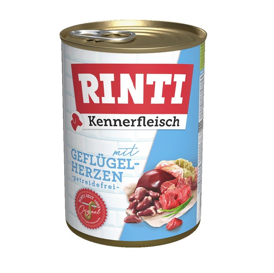RINTI  Kennerfleisch Poultry hearts - wet